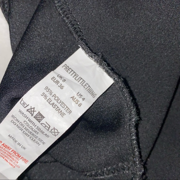 BLACK SWEETHEART BANDEAU CROP TOP - Picture 9 of 9